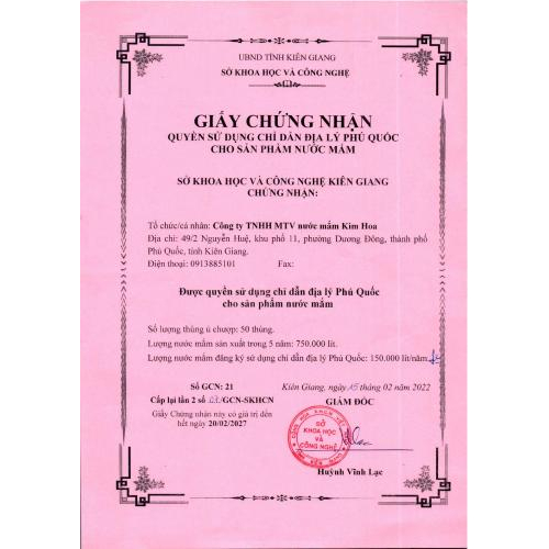 Giấy tờ - chứng nhận